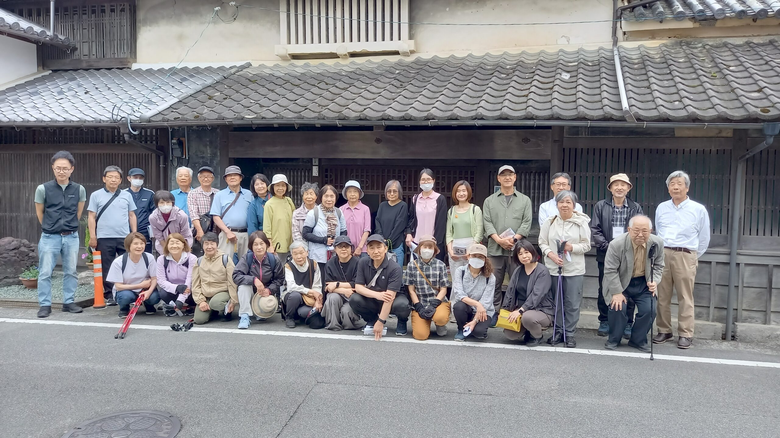 本日(5/23）、「坂本家住宅」特別公開！一日３回の見学会を開催し、合わせて７０名参加。
